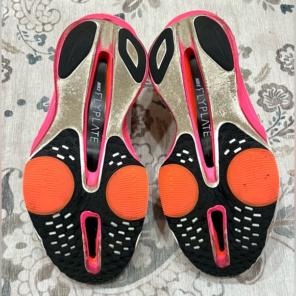 Nike Alphafly 3 Men's Road Racing Shoes Size 9 (M) / 10.5 (W) Pink/Blue/White - Picture 12 of 16